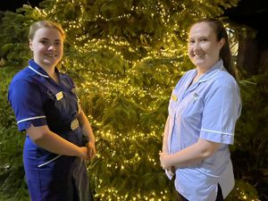 Nurse Vaida and Healthcare Assistant Ammie