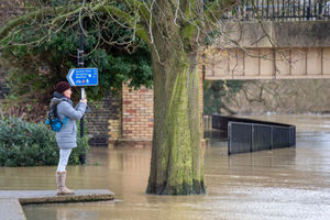Flooding in Bedord on Boxing Day