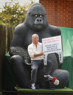 Jake Pearson, who had his home broken into, with items taken including £300 raised for Cancer Research, at Pensnett Road, Dudley.