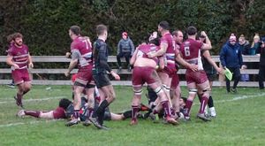 Action from Newport’s stunning 55-0 Midland Premier success at Bridgnorth   Pictures: Robert Nicholls/John Gittus