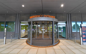 The first patient was welcomed through the doors on Sunday