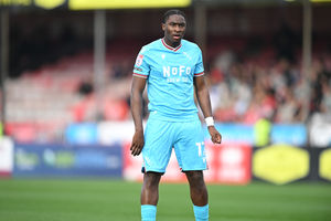 Walsall's Courtney Clarke deputised for Vincent Harper, who is on international duty with Kenya, at left wing-back.