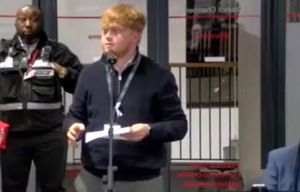 Councillor Ollie Vickers speaking at the planning committee. Picture: Telford & Wrekin Council