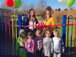Supporting image for story: Cannock primary school's new outdoor classroom opened