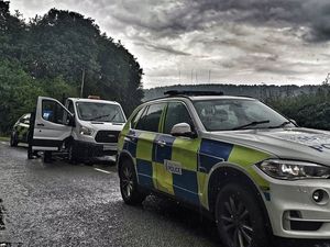 Supporting image for story: Two arrests in Shropshire after police discover 'stolen goods' in van