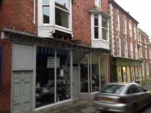 Damage to the bay window in Wilmore Street. Photo by Vanessa Laming.
