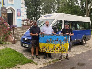 Supporting image for story: Ex Church Stretton 'Ring & Ride' bus - trip to Ukraine aid mission
