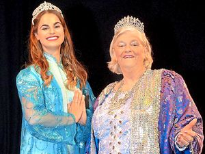Supporting image for story: Wolverhampton's Mia Richards in panto with Ann Widdecombe