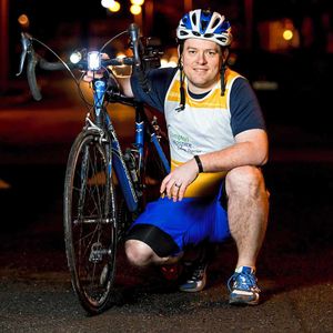 Tom Giles has lost three-and-a-half stone and is training for a triathlon