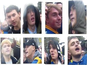 Supporting image for story: CCTV: Police in fans appeal over racist chants after Walsall v Shrewsbury Town