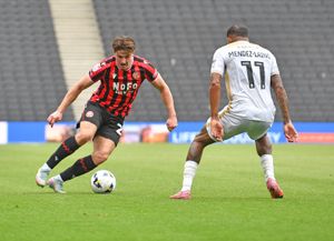 Jamie Jellis had to come off at half-time, after nursing a groin issue over the past fortnight.