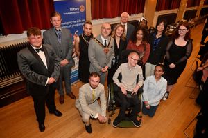 Young Citizen Awards finalists at the even, held at Wolverhampton University
