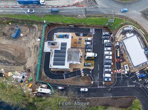 The site of the new Starbucks. Picture: From Above Drone Photography
