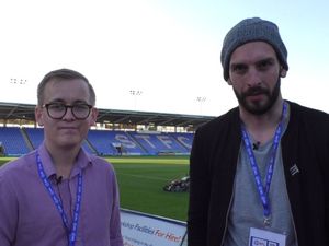 Supporting image for story: Fans back in grounds: Lewis Cox and Luke Hatfield analyse Shrewsbury Town pilot and result - VIDEO