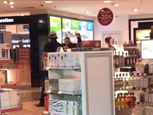 Supporting image for story: Video: Shrewsbury woman films man smashing up duty free at Manchester Airport