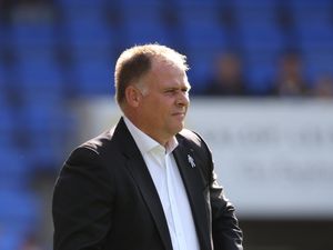 Supporting image for story: Walsall caretaker Neil McDonald concentrating on the short-term