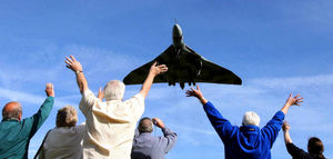The restored Vulcan bomber took to the skies for the first time in 2007 following its restoration