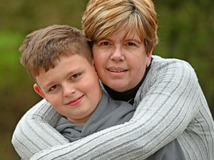 Supporting image for story: Terminally ill single mum desperate to raise £31,000 for pioneering treatment so son is not left alone