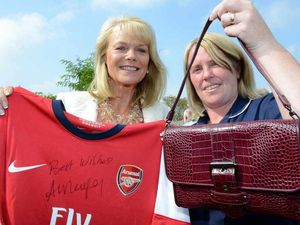 Supporting image for story: Model Kate Moss's gift bags cash for Shropshire care home