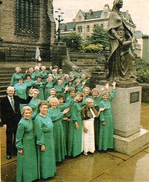 Wulfruna Ladies Choir in 1986