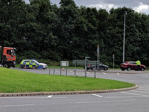 Supporting image for story: Two taken to hospital after serious crash closes Telford road