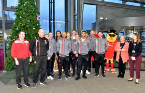Walsall FC visiting Walsall Manor Hospital