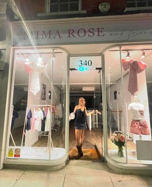 Some of Jemima's clothing being modelled