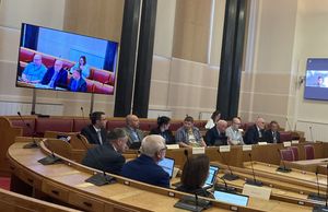Dudley\'s Council cabinet at their meeting in the council chamber. Picture Martyn Smith/LDRS free for LDRS use
