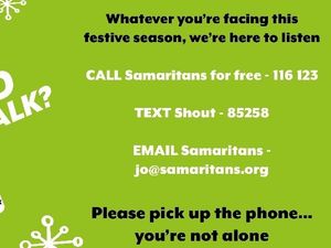 Supporting image for story: Suicide prevention campaign relaunches in Shropshire to help save lives this Christmas
