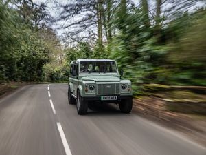 Supporting image for story: First Drive: Bedeo’s Reborn Electric Icons Defender gives new life to this old-school off-roader