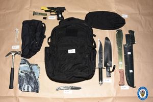 Parminder Hunjan's backpack