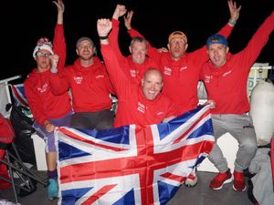 Supporting image for story: Walsall swimmers smash Channel record in memory of tragic friend