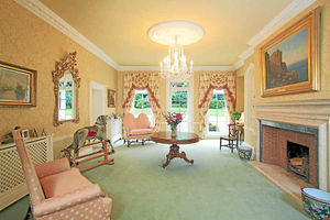 One of the luxurious rooms in the traditional Georgian house