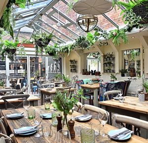 In or out – there’s a garden feel in the conservatory