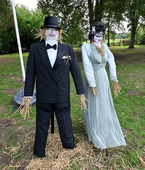 This lovely couple were well dressed for the occassion