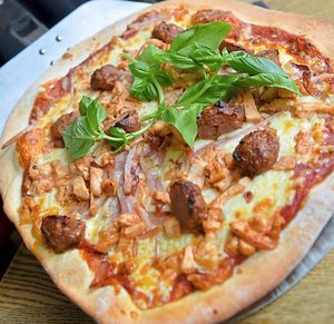 Pizzas cost around a tenner