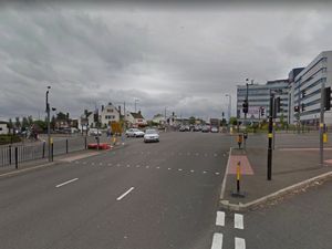 Supporting image for story: Two injured as police car crashes in Oldbury