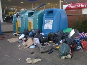 Supporting image for story: Waste dumped at supermarket