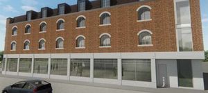 An artist's impression of the apartments