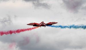The Red Arrows at the RAF Cosford Air Show