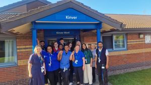 Black Country Healthcare staff celebrate finished refurbishment of Kinver Ward at Bushey Fields Hospital