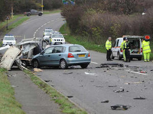 Supporting image for story: Van driver, 40, killed in crash