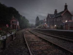 Supporting image for story: Picture of railway station gets commended in Landscape Photographer of the Year 2023