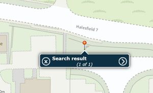 Location of the proposed shipping container. Picture: Telford & Wrekin Council