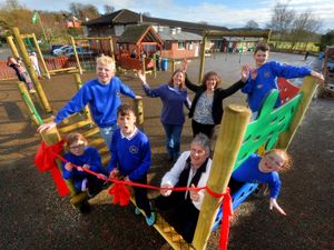 Supporting image for story: Huge community effort to fund new play equipment for village school