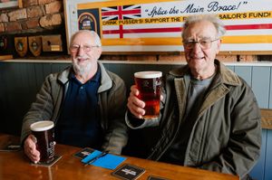 Hywek Owen and Barrie Clegg from Oswestry 