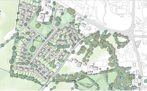 How the development in Cressage could look. Picture: Rudlin & Co Ltd/BDP