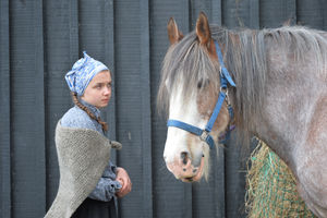 Ted the horse with Katy Darley