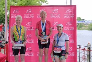 Alison Lamputt is a 65-year-old triathlete 