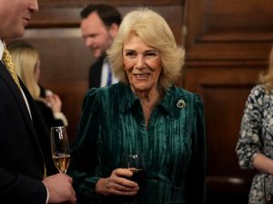 Supporting image for story: Love of wine is ‘in my blood’ Queen says at the trade’s spiritual home